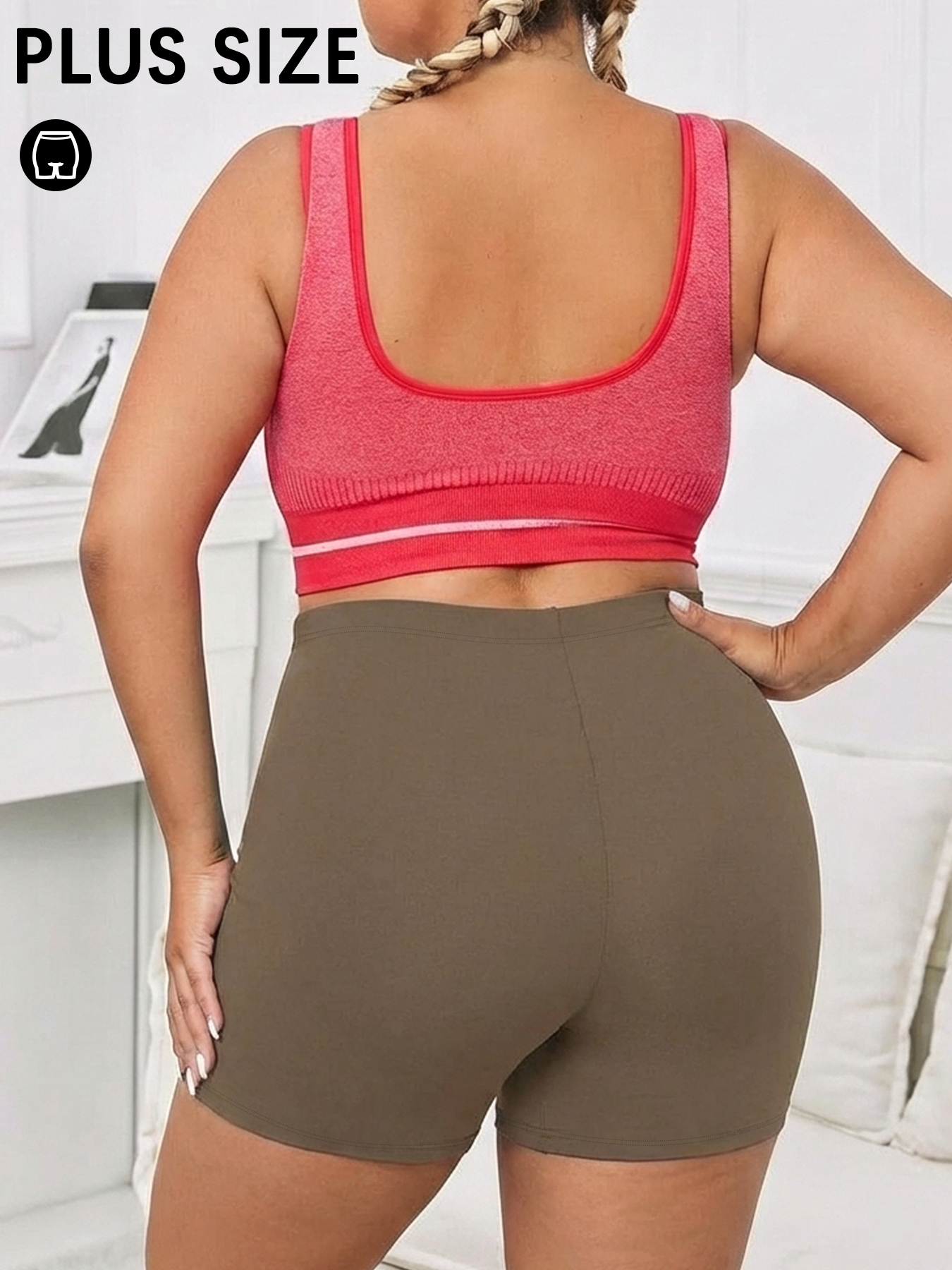 Plus Size Women's High Elastic - Pilates Yoga Outfit 评论和价格