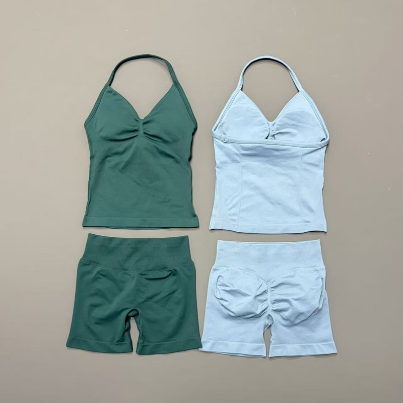 2 Piece Gym Set Women Seamless - Pilates Yoga Gear 评论和价格