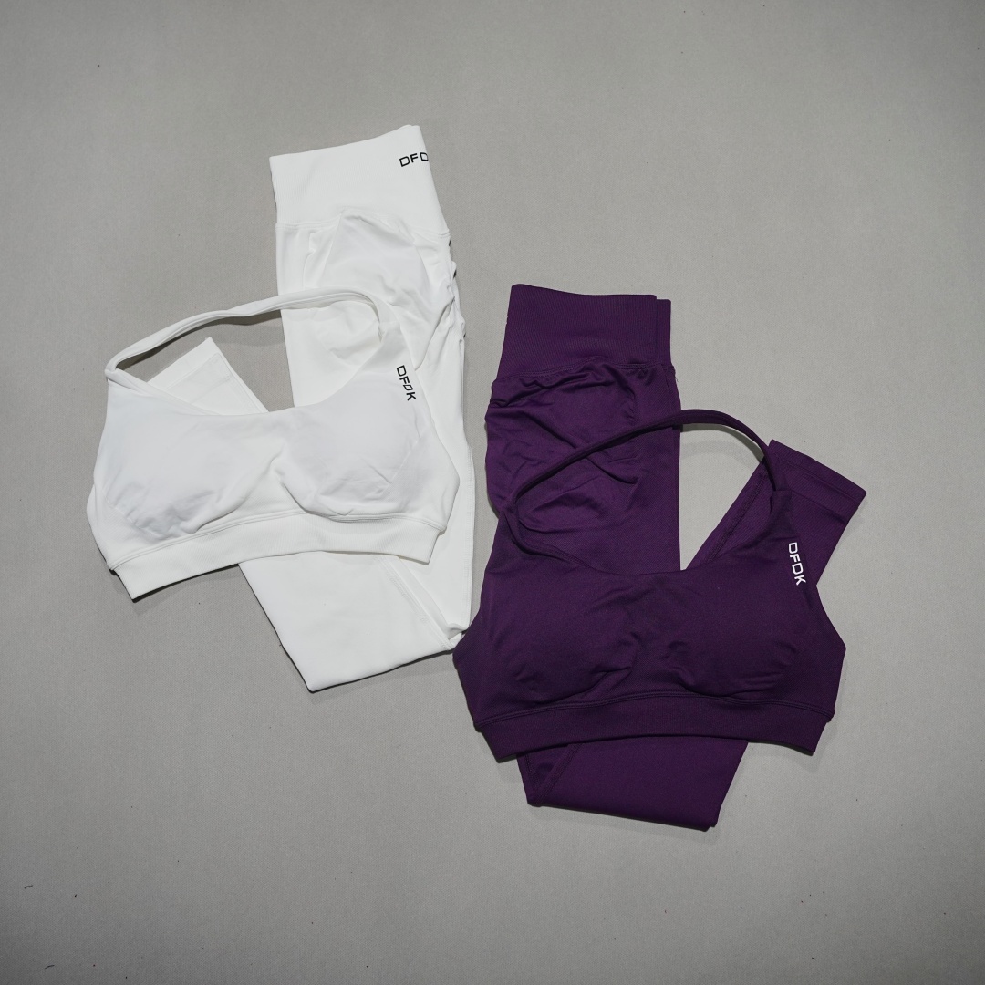 DFDK Women's Lace-Up 2Pcs Acti - Pilates Yoga Gear 评论和价格