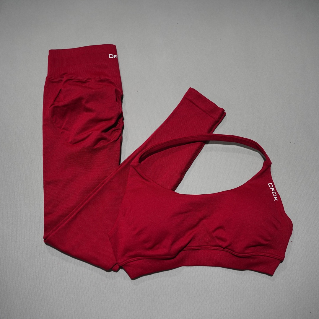 DFDK Women's Lace-Up 2Pcs Acti - Pilates Yoga Gear 评论和价格