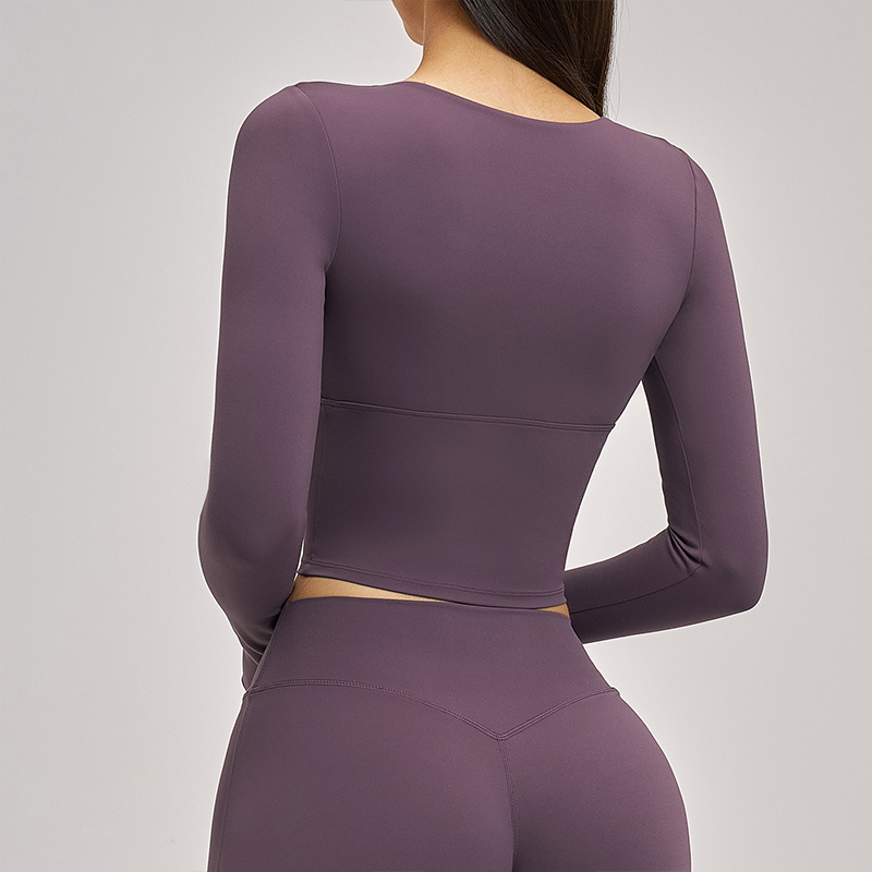 SVEIC Yoga Long Sleeve V Neck  - Pilates V Yoga 评论和价格