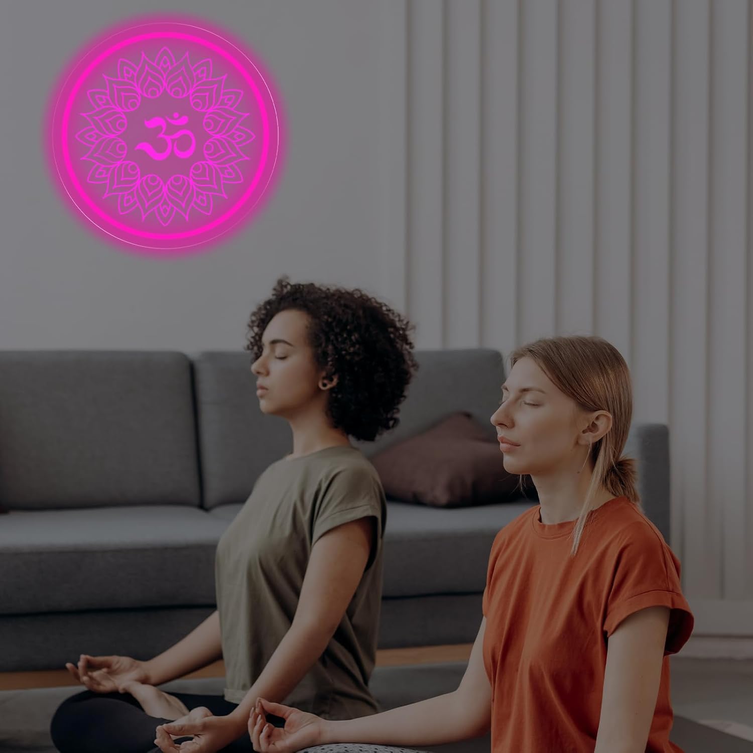Om Mandala Neon Sign USB Power - Pilates Yoga Gifts 评论和价格