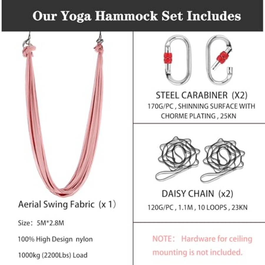 5.5 Yards Aerial Silk Swing Ou - Aerial Silk Hammock 评论和价格