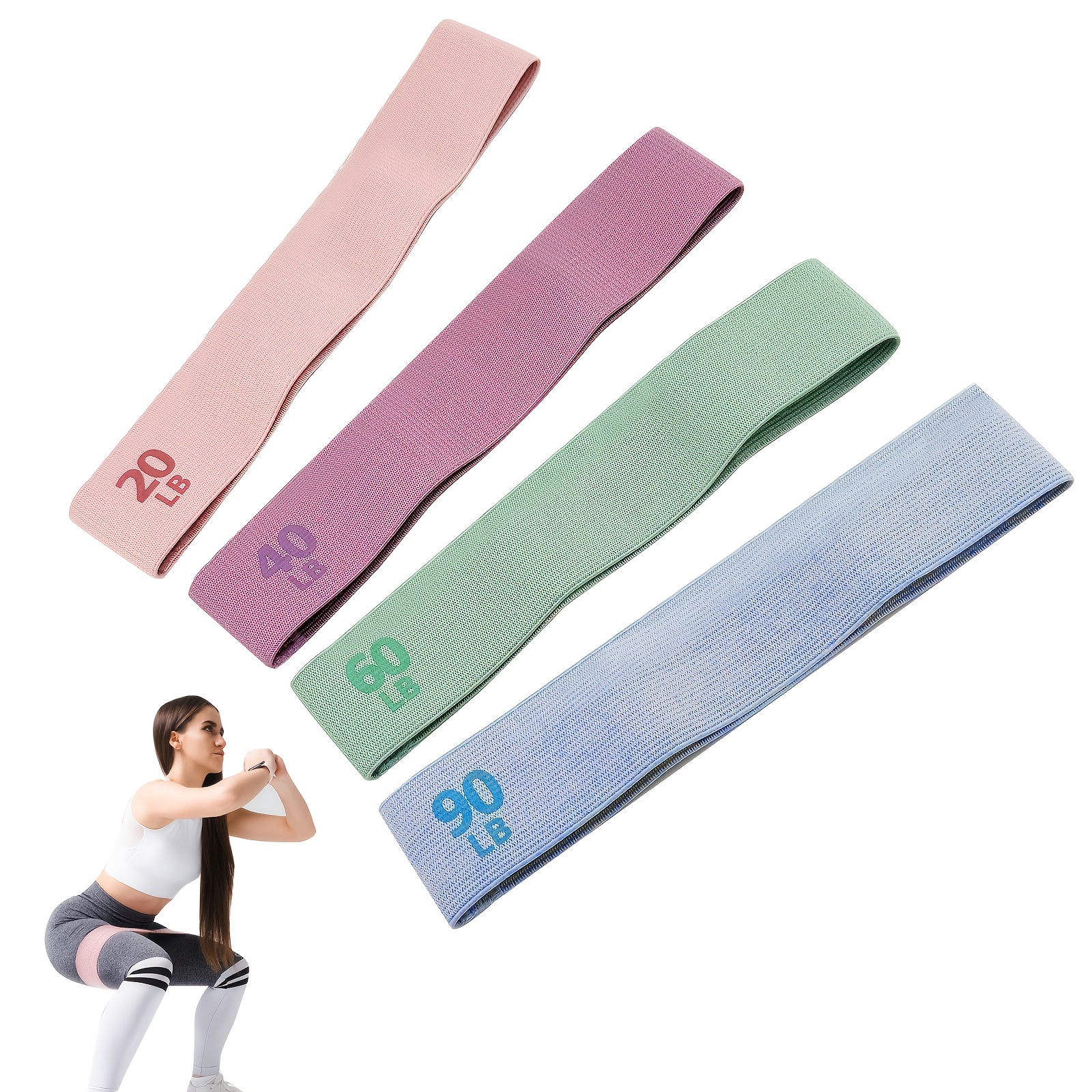 1Pc/4Pcs Fitness Resistance Ba - Pilates Yoga Board 评论和价格