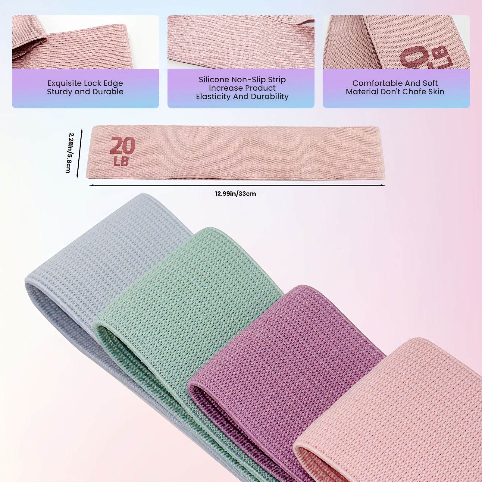 1Pc/4Pcs Fitness Resistance Ba - Pilates Yoga Board 评论和价格