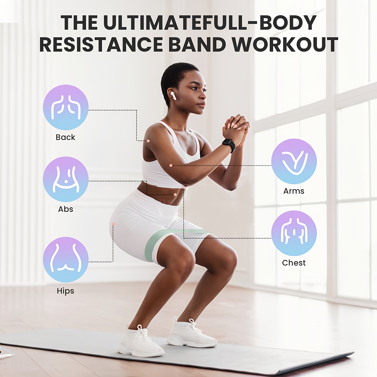 1Pc/4Pcs Fitness Resistance Ba - Pilates Yoga Board 评论和价格