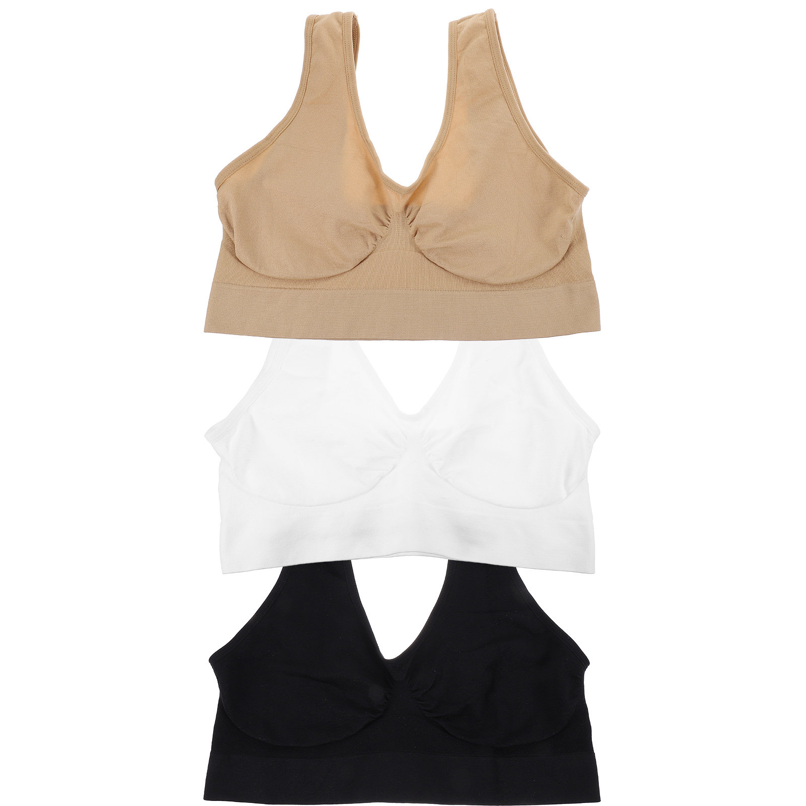 3Pcs Women Sports Bras Breatha - Pilates Yoga Gifts 评论和价格