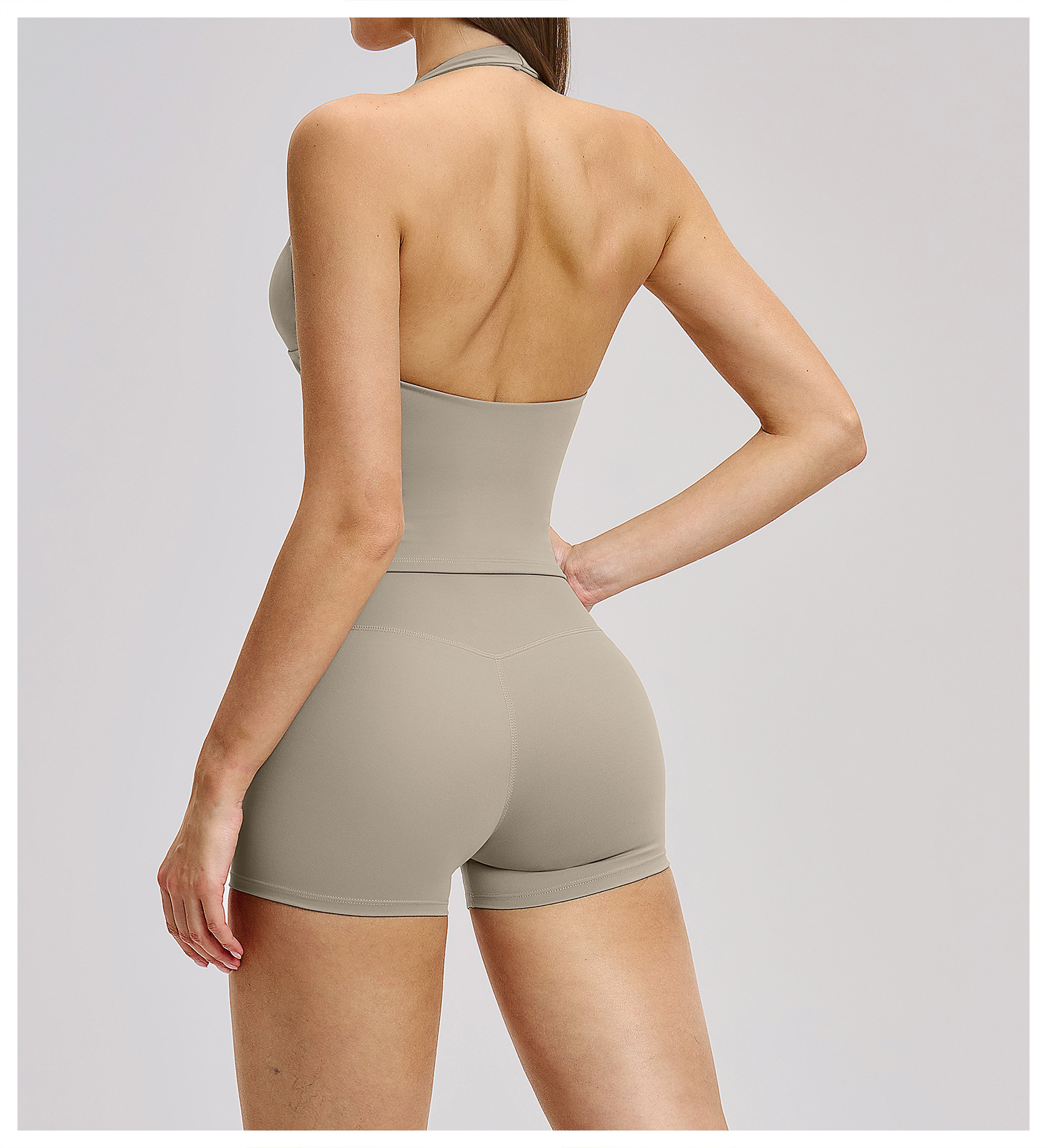 Sexy V-Neck Beautiful Back Hig - Pilates V Yoga 评论和价格