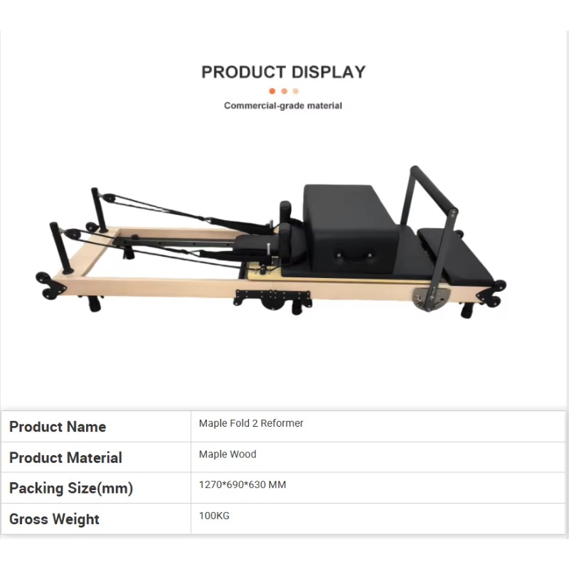 Multifunctional Foldable Maple - Pilates & Yoga Tina Fehrenbach 评论和价格