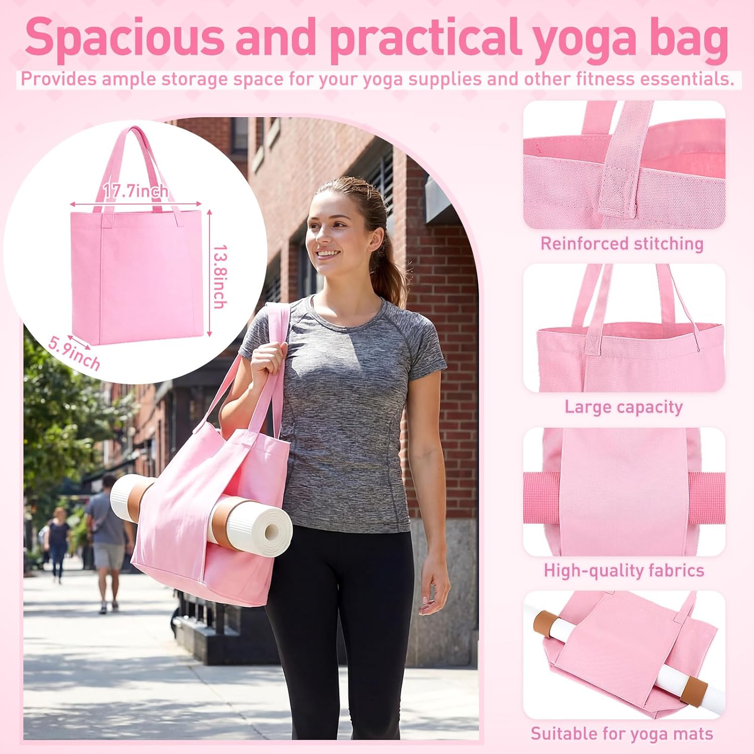 11 Pcs Pink Yoga Accessories S - Pilates Yoga Gifts 评论和价格