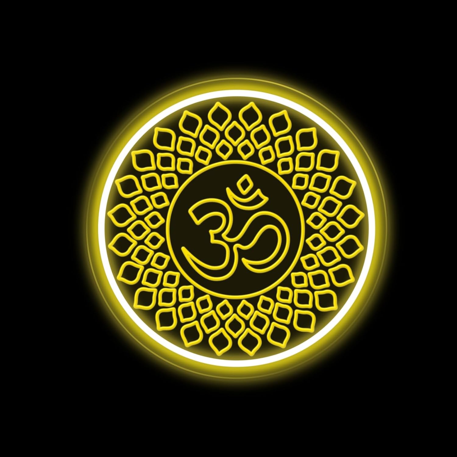 Om Buddha Neon Sign USB Powere - Pilates Yoga Gifts 评论和价格