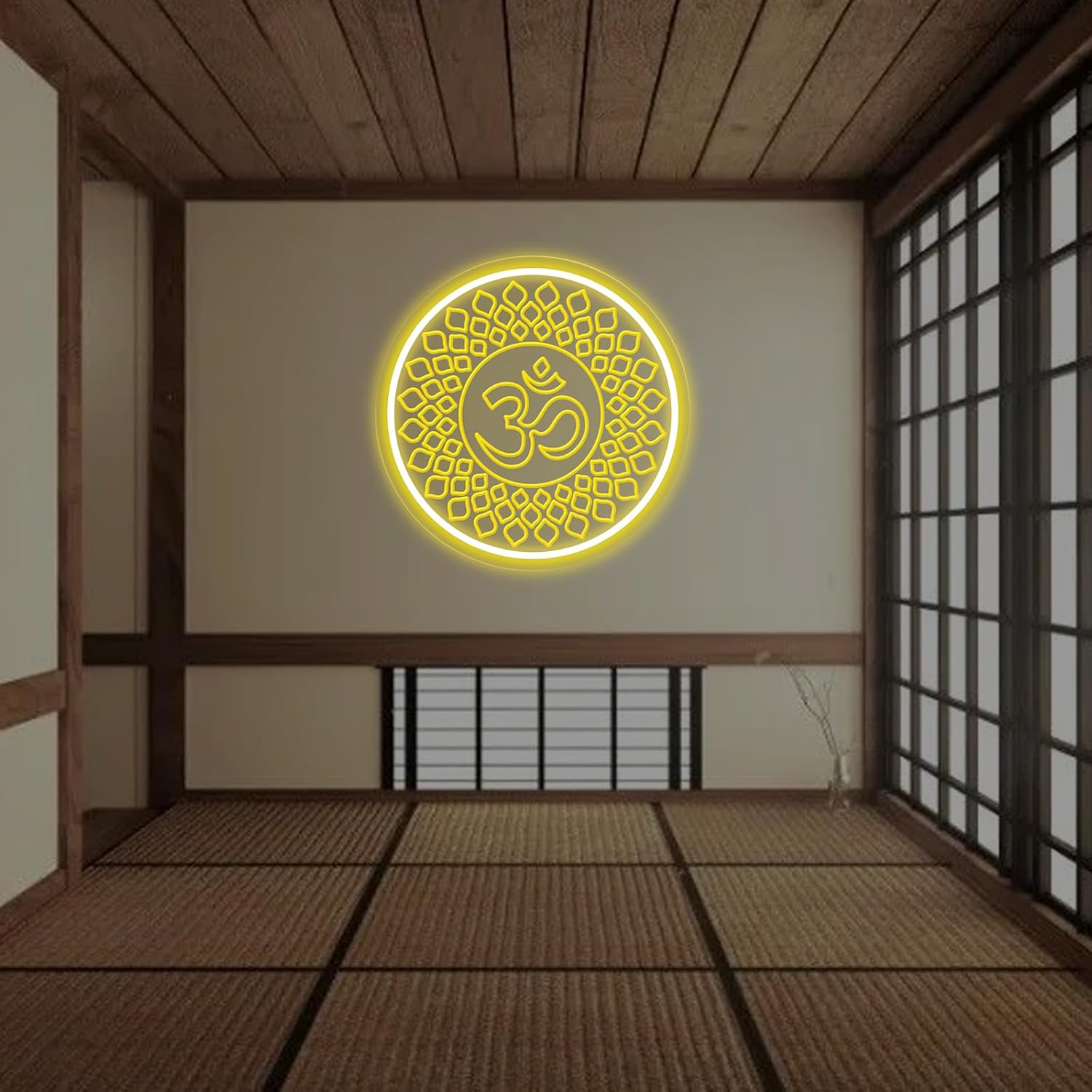 Om Buddha Neon Sign USB Powere - Pilates Yoga Gifts 评论和价格