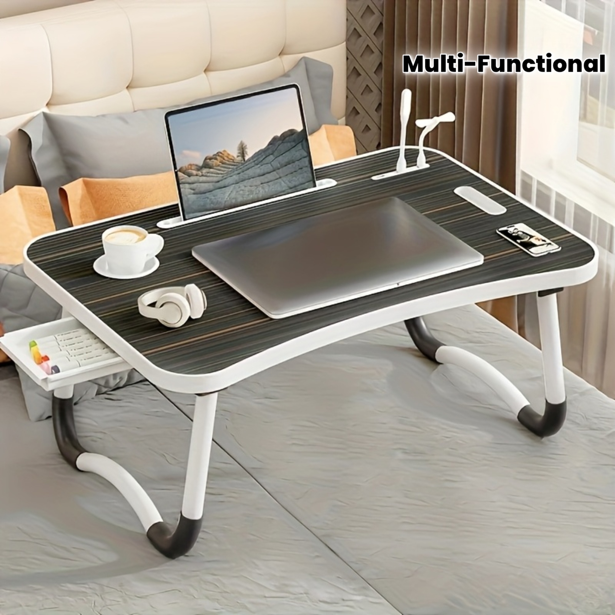 [Portable Laptop Desk] Sturdy  - Inversion Table Fold 评论和价格