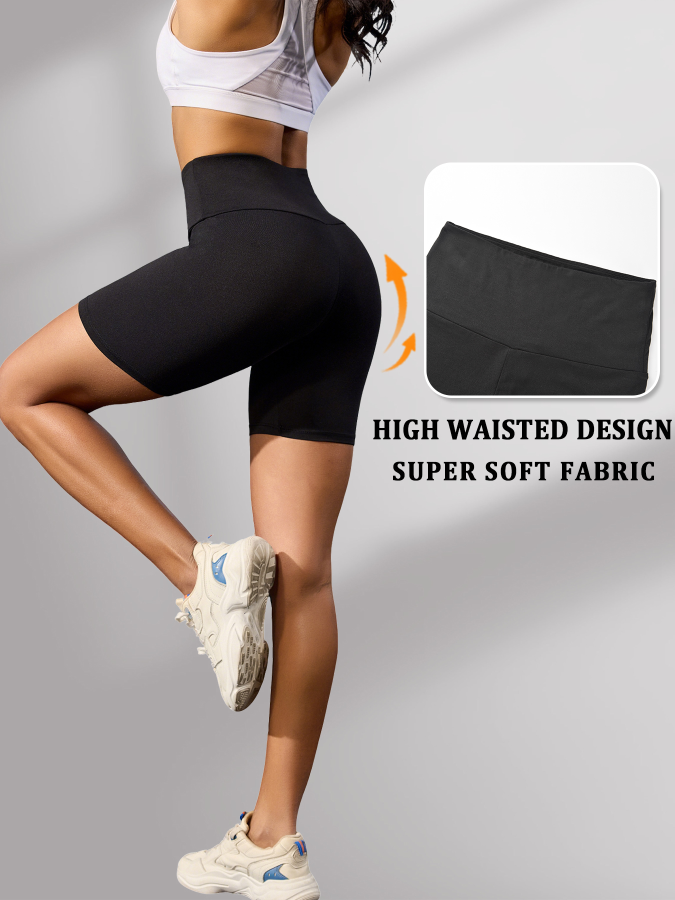 Plus Size Biker shorts for Wom - Pilates Yoga Outfit 评论和价格