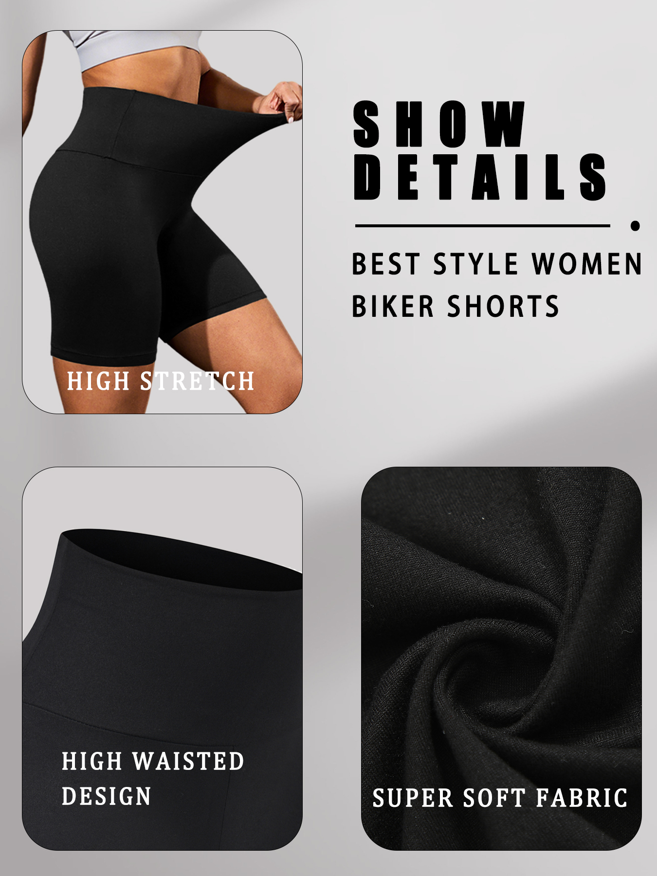 Plus Size Biker shorts for Wom - Pilates Yoga Outfit 评论和价格