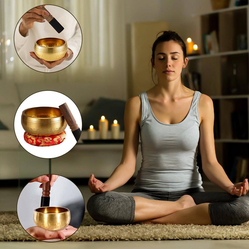 1Set Singing Bowl Set Meditati - Pilates Yoga Outfit 评论和价格