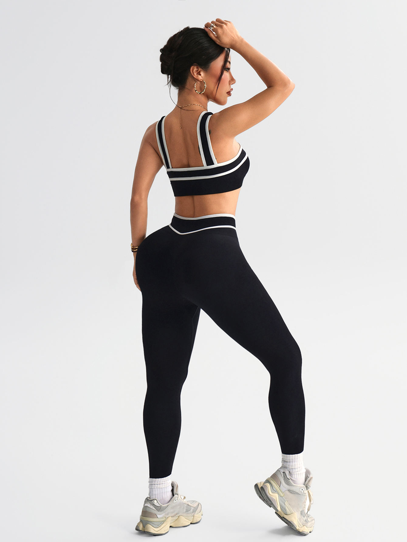 2 pcs Women Seamless Yoga Sets - Pilates Yoga Gear 评论和价格
