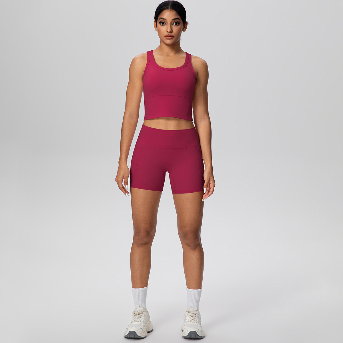 2PCS Women Summer Fitness Spor - Pilates Yoga Gear 评论和价格