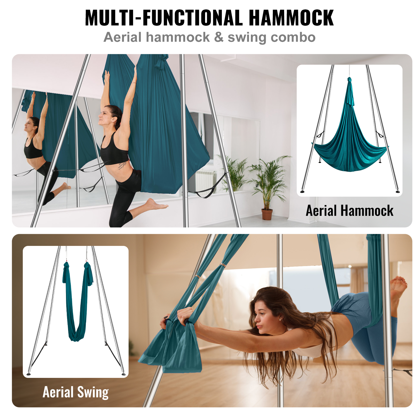 with 6.6 Yards Aerial Silks Ma - Aerial Silk Hammock 评论和价格