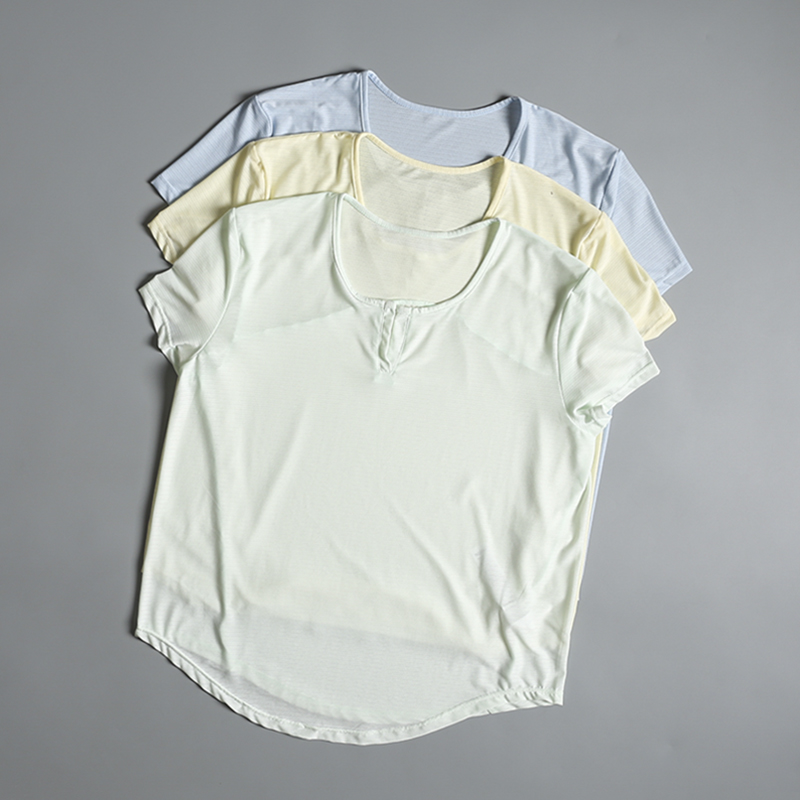 Women's Loose Sporty Short Sle - Pilates V Yoga 评论和价格