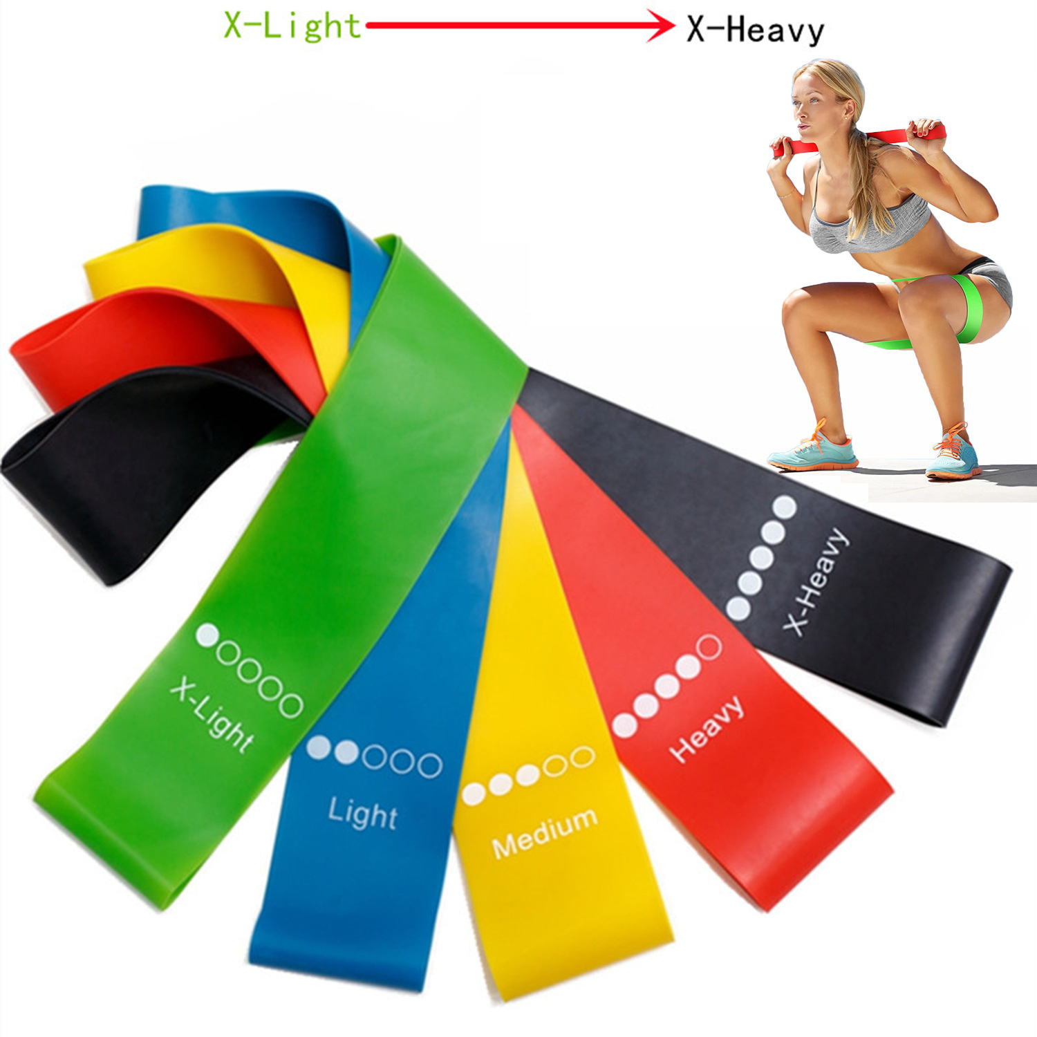 Different Resistance Bands Yog - Pilates Yoga Board 评论和价格