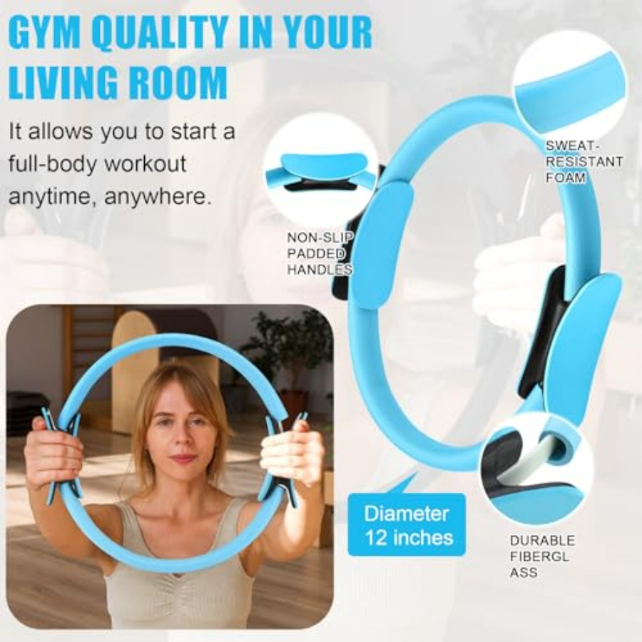 10 Pcs Pilates Ring Blocks Set - Pilates Yoga Gifts 评论和价格