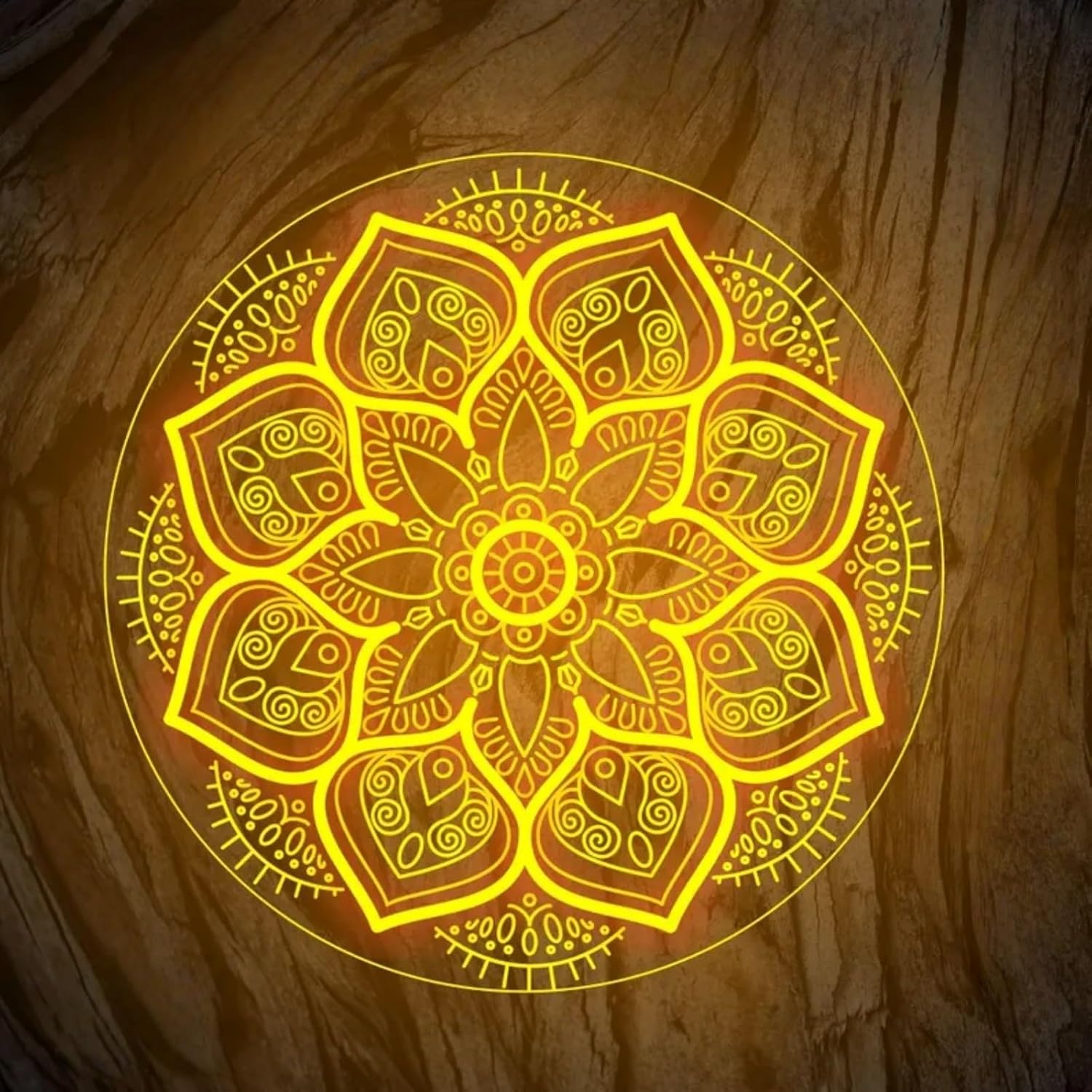 Mandala Neon Sign USB Powered  - Pilates Yoga Gifts 评论和价格