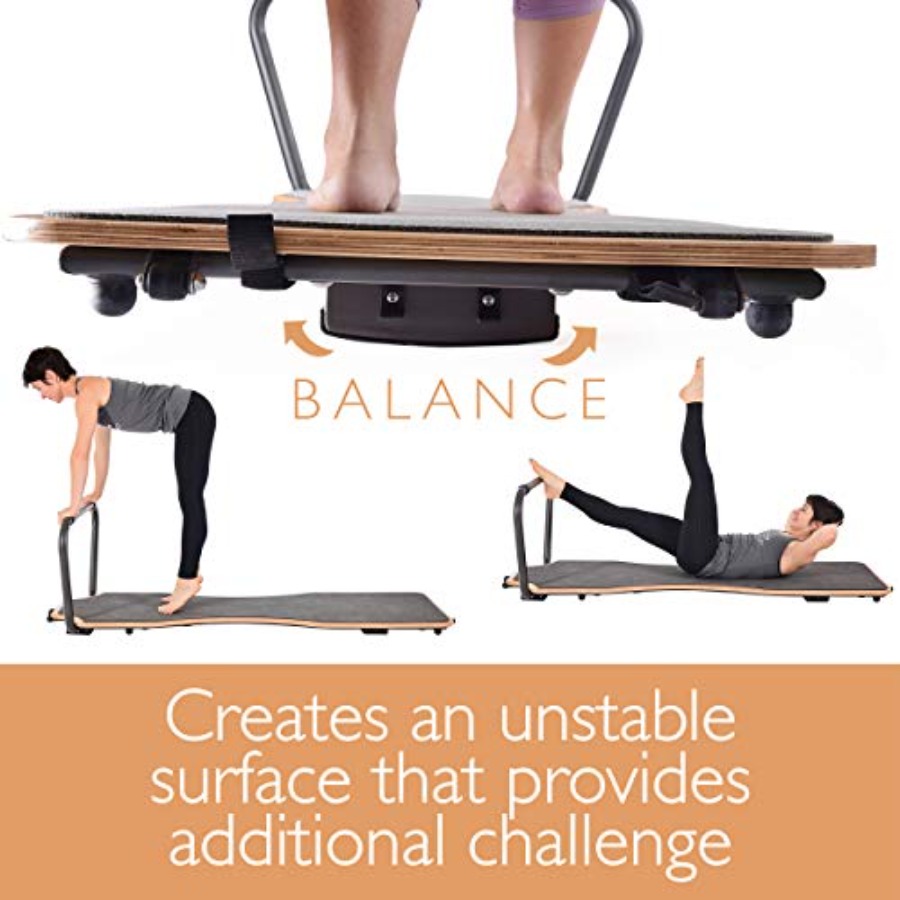Juvo Board Balance Board for Y - Pilates Yoga Video 评论和价格