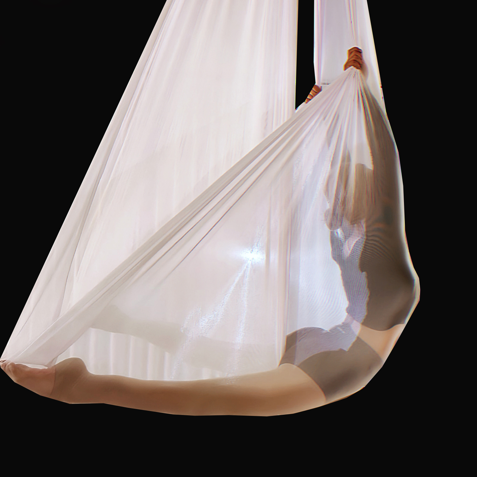 6m Transparent Aerial Yoga Ham - Aerial Silk Hammock 评论和价格
